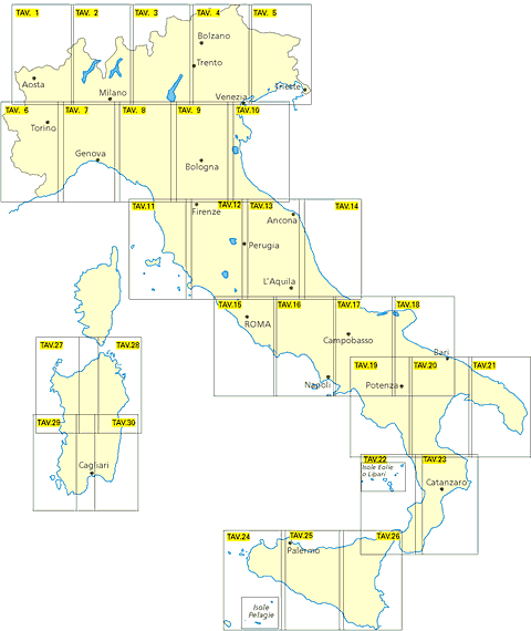Mappa copertura 3 in italia