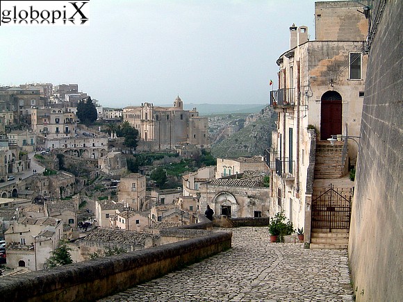 Matera - Panorama da piazza Duomo