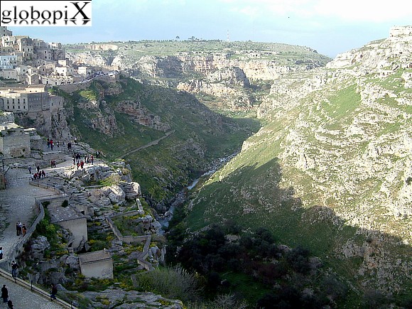 Matera - Panorama dal Convincinio di S. Antonio