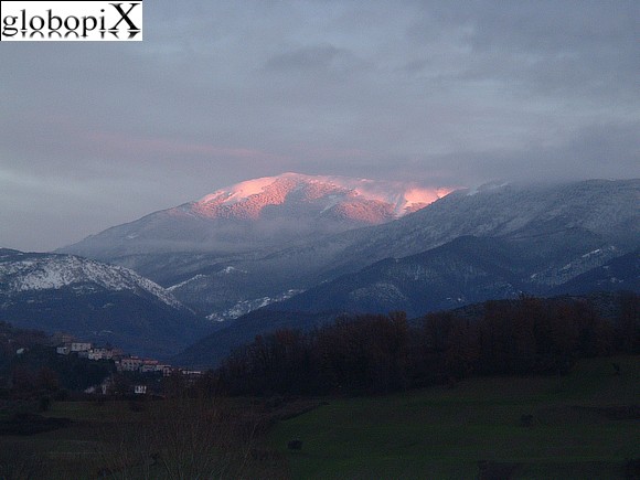 Parco del Pollino - Tramonto sul Parco del Pollino