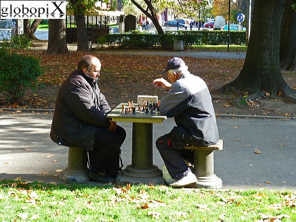 Sofia - Giocatori di scacchi a Sofia