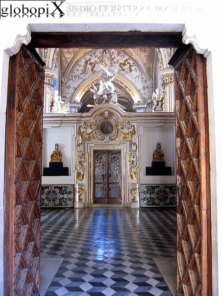 Certosa di Padula - Portale ligneo
