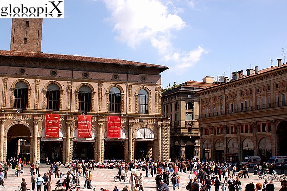 Bologna - Palazzo del Podest� e Palazzo dei Banchi