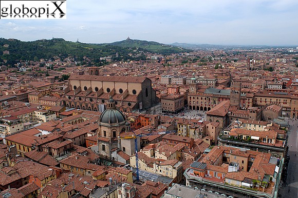 Panorama dalla torre degli Asinelli