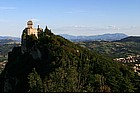 Vista dalla Rocca verso la Cesta