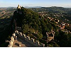 Vista dalla Rocca verso la Cesta