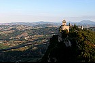 Vista dalla Rocca verso la Cesta
