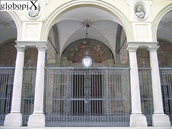 Piacenza - The portals of Chiesa di San Sisto