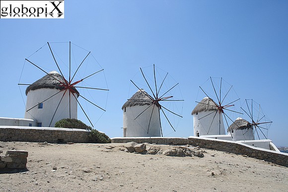 Mykonos - Chora - Mulini a vento