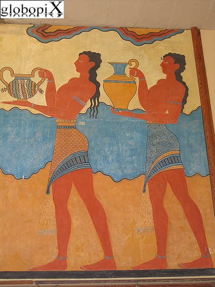 Creta - Affreschi a Cnosso
