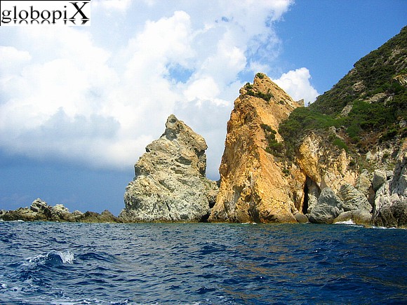 Ponza and Ventotene - Rocks of Capo Bosco