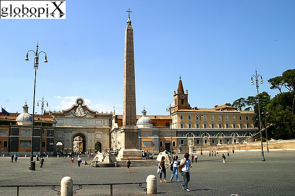 Piazza del Popolo a Roma