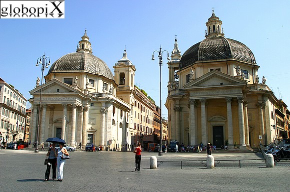 Piazza del Popolo a Roma