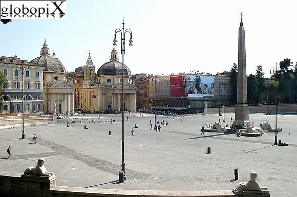 Piazza del Popolo a Roma