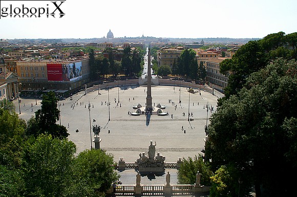 Piazza del Popolo a Roma