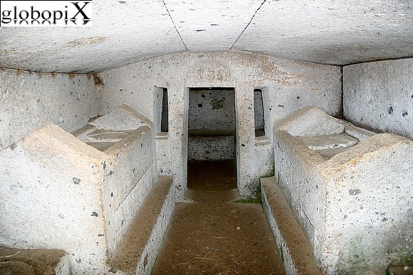 Cerveteri - Tomb of the beds and sarcophagi