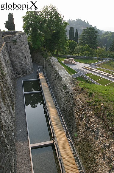 Bergamo - Castello di San Vigilio - Giardini