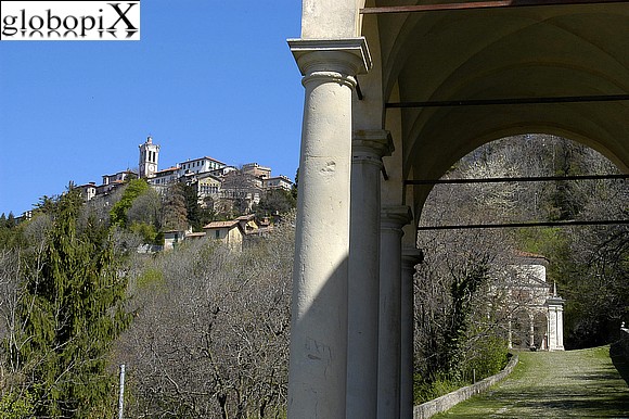 Panorama del borgo e via del Rosario