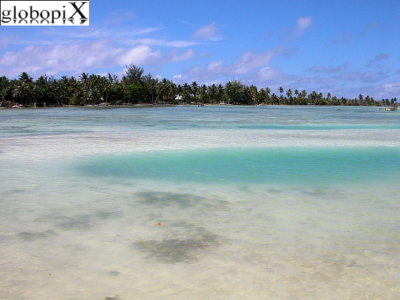Spiaggia a Bora Bora