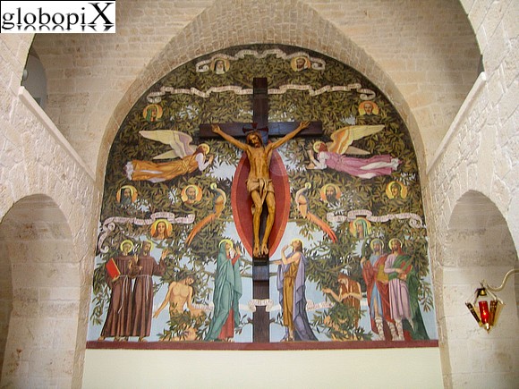 Alberobello - Fresco in St. Antonio church