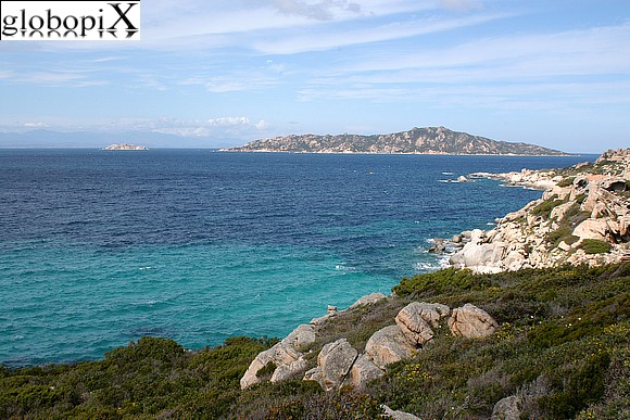 Panorama della Maddalena da Punta Sardegna