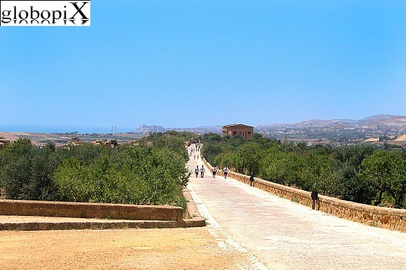 Panorama dalla Valle dei Templi