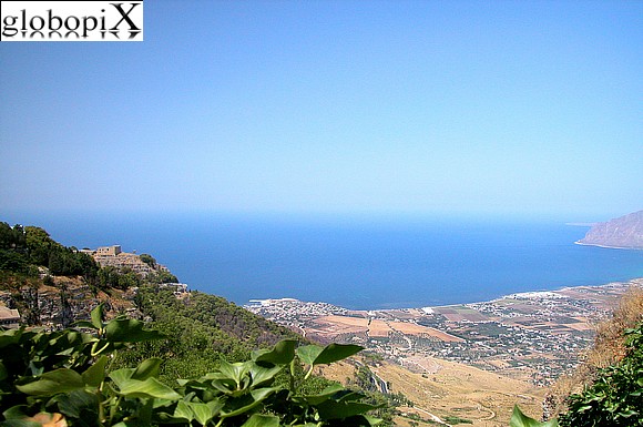 Panorama dal Castello Venere di Erice
