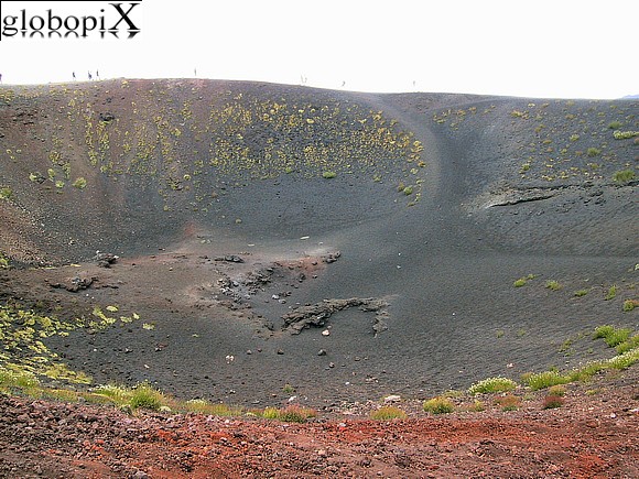 Antico cratere sull'Etna