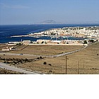 Favignana vista dall'entroterra