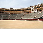 Interno della Plaza de Toros di Madrid