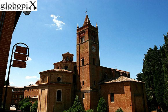 Abbazie Toscane - Chiesa dell'Abbazia Monte Oliveto Maggiore