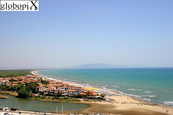 Panorama di Castiglione della Pescaia