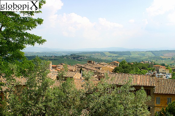 San Gimignano - Panorama from the Rocca