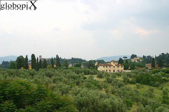Florence - Panorama of Giardino di Bboli