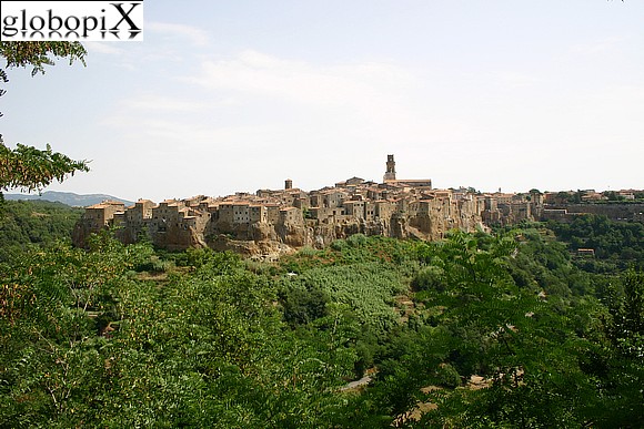 Panorama di Pitigliano