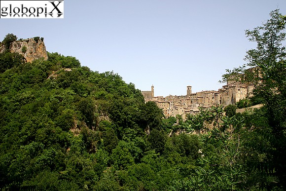 Panorama di Sorano
