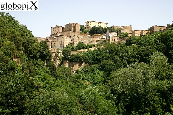 Panorama di Sorano