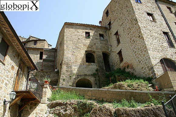Pitigliano - Case di Sorano