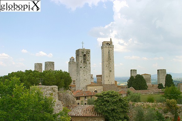 Panorama di San Gimignano