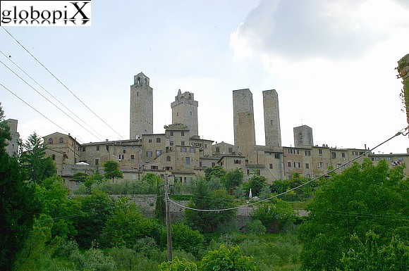 Panorama di San Gimignano