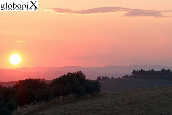 Paesaggio della Val d'Orcia