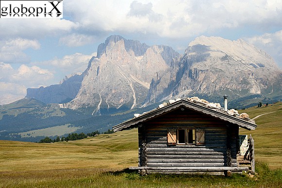 Malga sull'Alpe di Siusi
