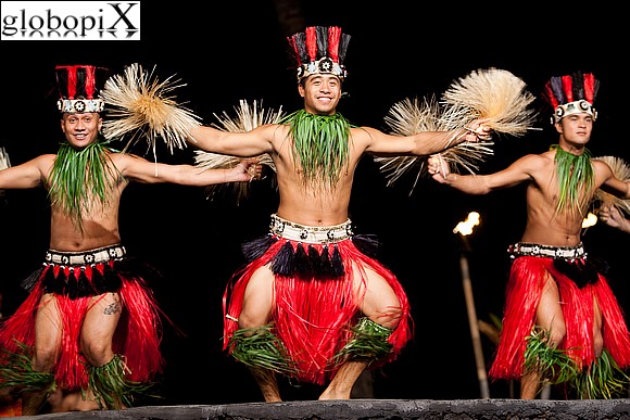 Isole Hawaii - Danzatori alle Hawaii