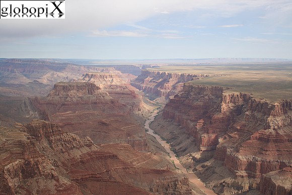 Fiume Colorado nel Grand Canyon