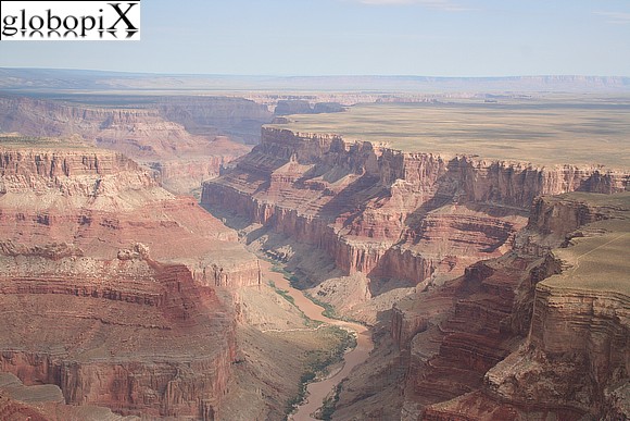 Fiume Colorado nel Grand Canyon