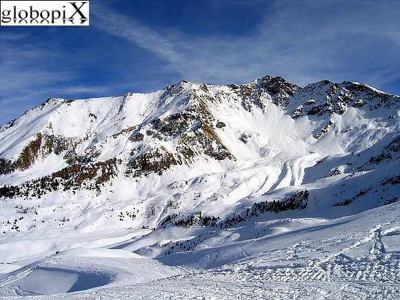 Panorama dalle piste di Pila