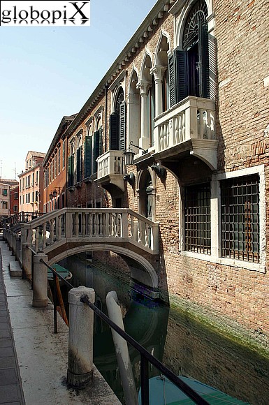 Venice - Canal flowing along the Arsenale