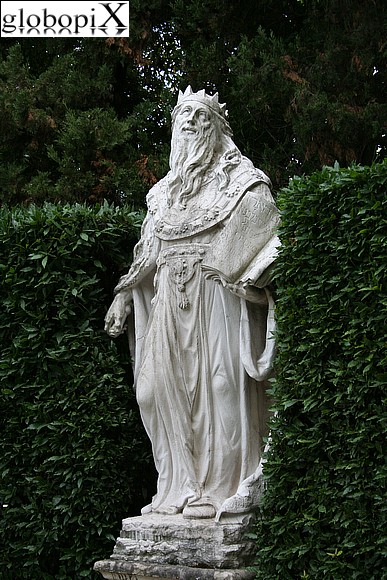 Padova - Orto Botanico - statua di Salomone