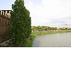 Panorama dal Ponte Scaligero sull'Adige