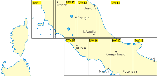 Cartina Centro Italia